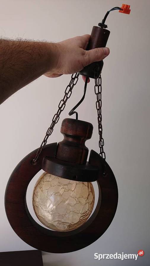 Lampa wisząca Uwaga LITE DREWNO Władysławowo