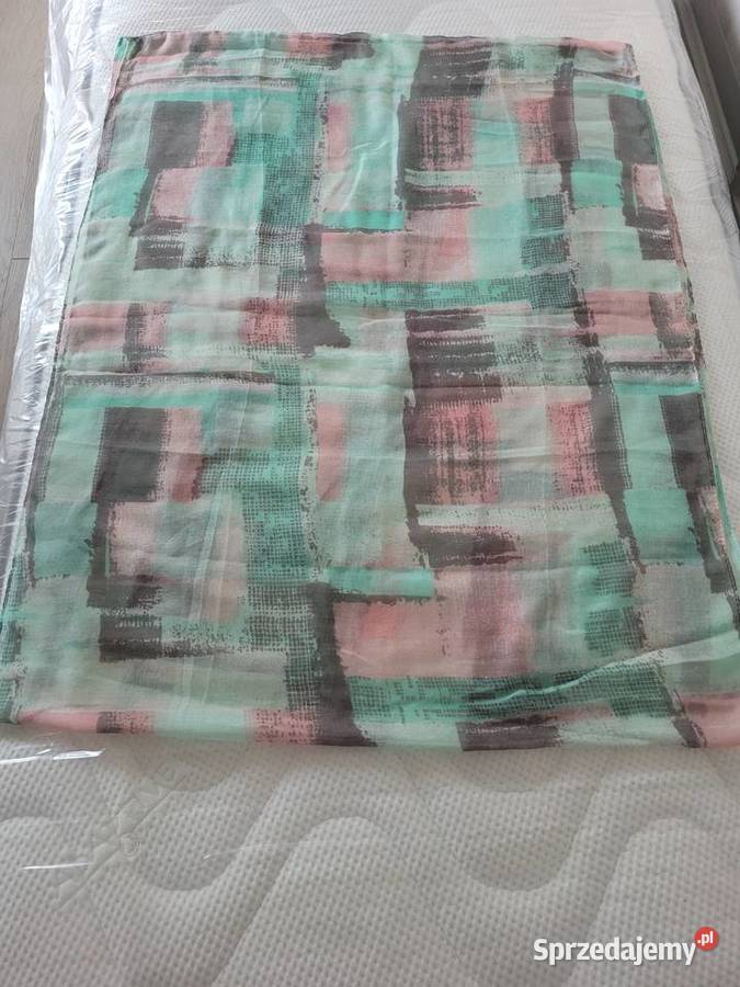 Komin zielonołosiowy wzór kwadraty Poznań