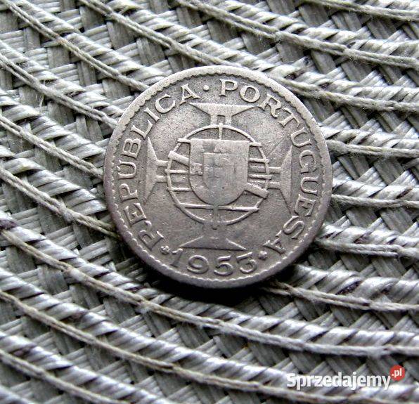 Angola Portugalska 25 Escudo 1953r Kalisz