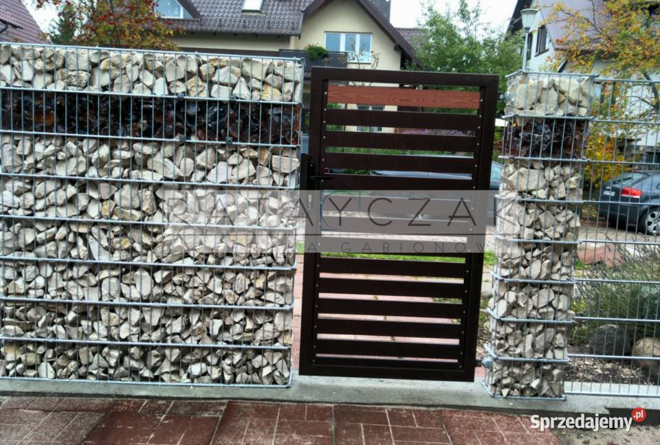 Mur gabionowy 1 mb gabiony ocynkowane komplet do Poznań