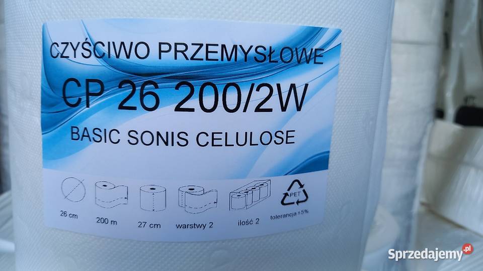 recznik czysciwo bezpyłowe 200m celuloza faktura