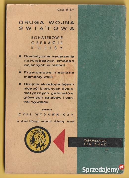 ŻÓŁTY TYGRYS MUSA DŻALIL 1962 Łódź sprzedam