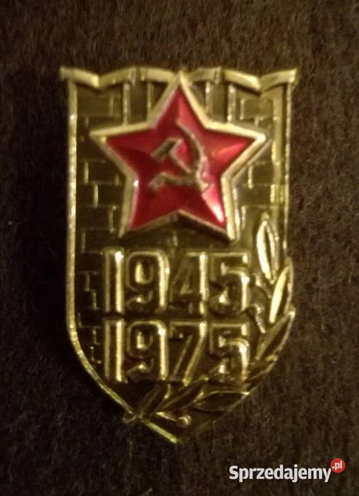 Odznaka Rocznica Zwycięstwa 1945 1975 Wrocław