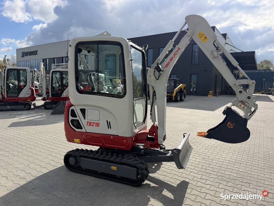 Minikoparka Takeuchi TB216 1.8 tony - wersja V0 Częstochowa