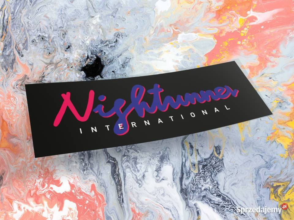 Naklejka K13 NIGHTRUNNER 20 x 65 drift slap 4