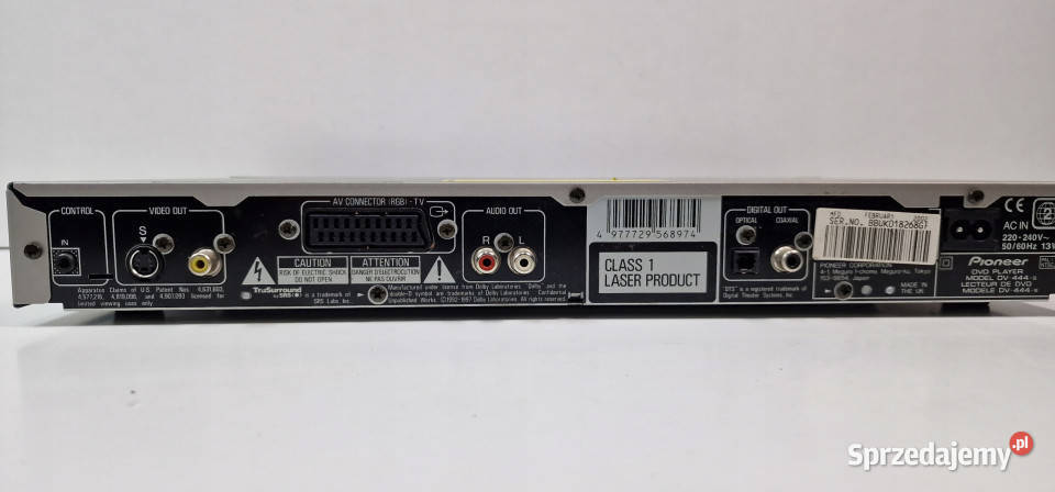 Pioneer CD DVD odtwarzacz player DVR 444 DVR444 Międzychód