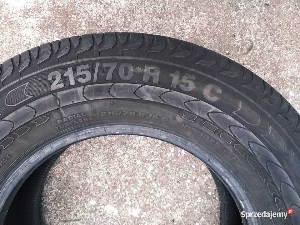 Opona CONTINENTAL VANCO 2 2157015C 74mm bieżnika Ślesin