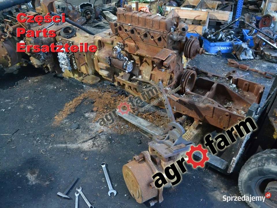 Case CS 100 części silnik skrzynia biegów oś Byków