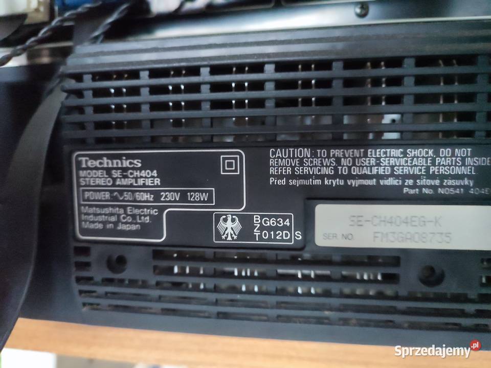 wieża Technics CH404505 okazja Myszków