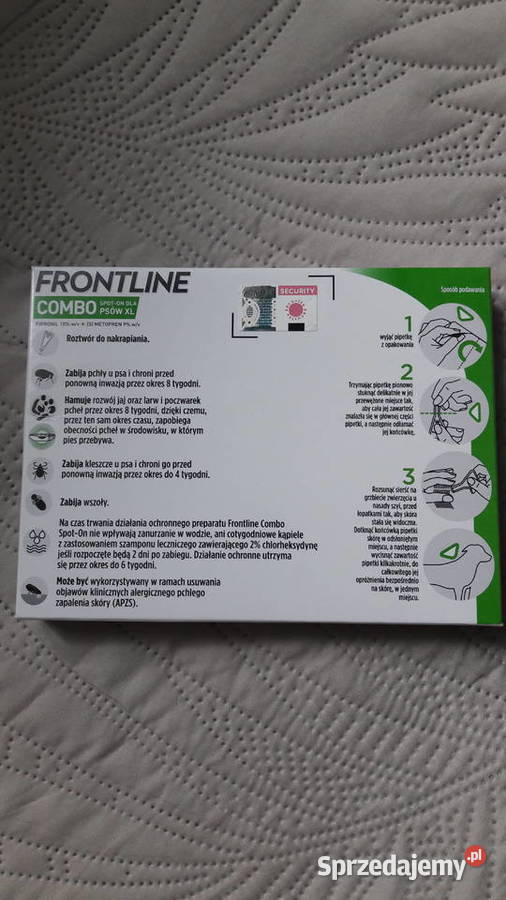 frontline combo preparat na pchły i kleszcze