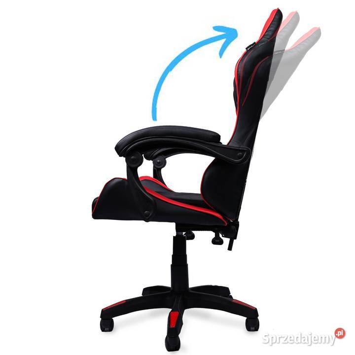Fotel gamingowy krzesło obrotowe ekoskóra 123cm wielkopolskie Poznań