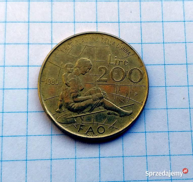 200 LIRÓW 1980 WŁOCHY FAO