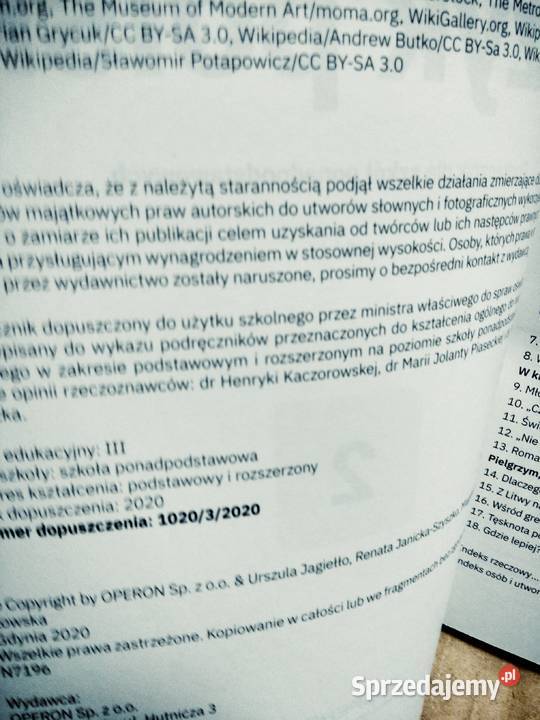 Polski operon 21 nowe podręczniki szkolne Warszawa