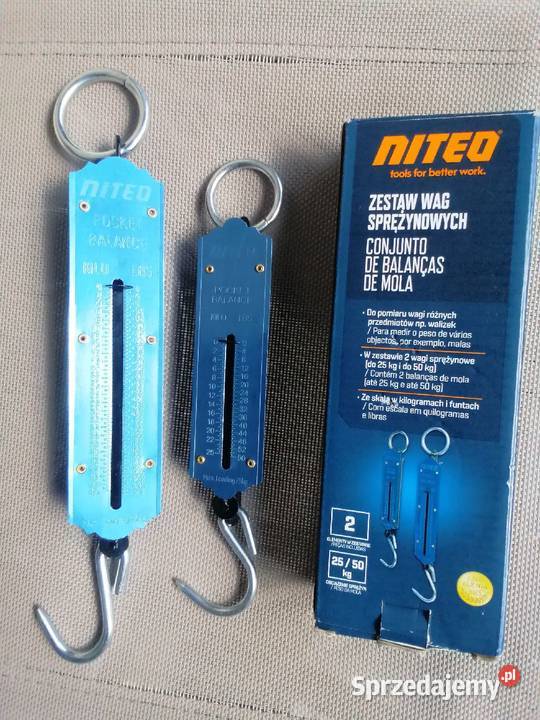 Wagi sprężynowe 2 sztuki Nowe nieużywane Wieliczka sprzedam