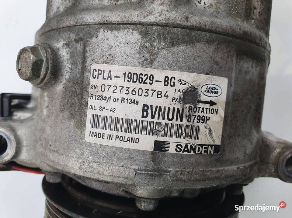 SPRĘŻARKA KLIMATYZACJI JAGUAR XF PURE osobowe Lipno