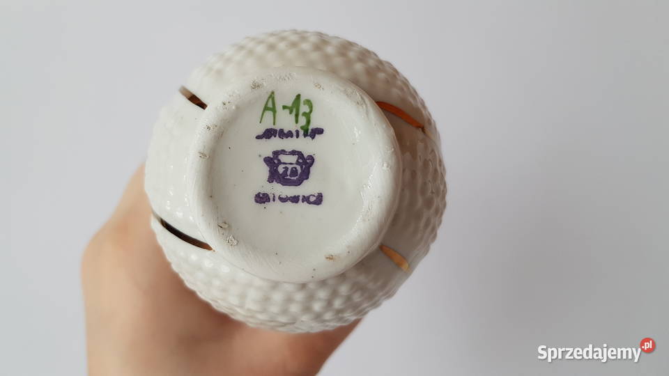 Porcelanowy wazon Steatyt Zygmunt Buksowicz Porcelana i szkło Dąbrowa Górnicza