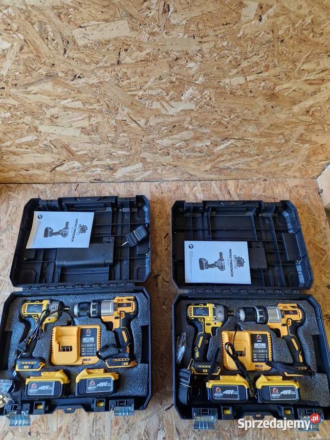 MEGA ZESTAW WKRĘTARKA AKU KLUCZ UDAROWY AKU 48V Klucze udarowe Głogowa