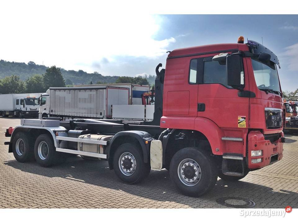 Man TGS 41480 Rama 8x8 pod wywrotka hakowiec mazowieckie