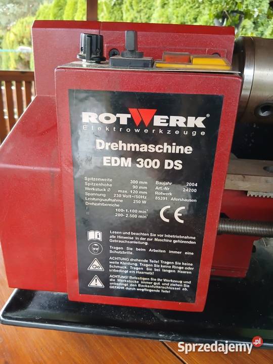 Tokarka Rotwerk EDM 300 DS