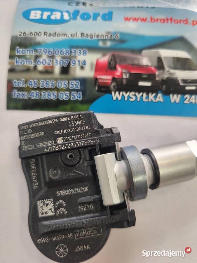 CZUJNIK TPMS FORD 8G921A159AE 8G921A189KB osobowe