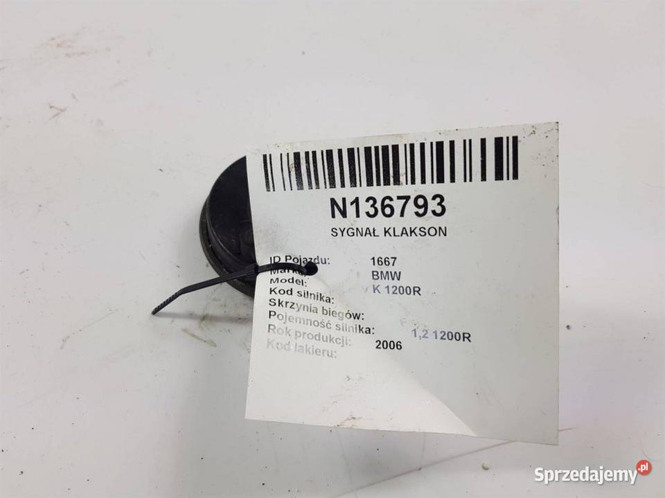SYGNAŁ KLAKSON K 1200R 3881163 Lipno