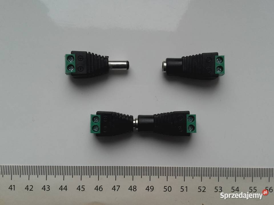 Złącze wtyczka 2Pin 55mmx21mm męskieżeńskie Pozostałe Dom i Ogród Bydgoszcz