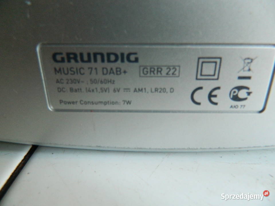 SPRZEDAM RADIO GRUNDIG Z DAB I PROGRAMATOREM Pozostałe Biała