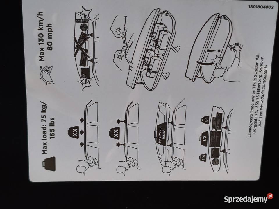 BOX dachowy THULE FORCE XT XL 500l Rososza sprzedam