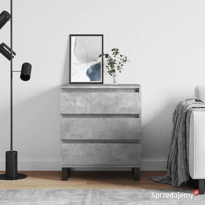 Komoda szarość betonu 60x35x70 materiał Warszawa