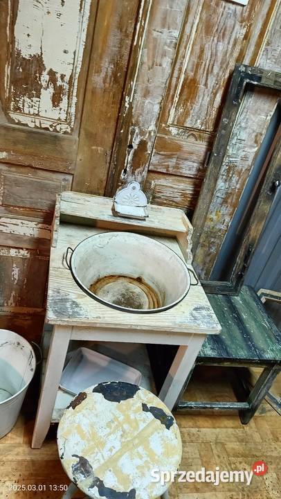 Stara drewniana umywalka Sosnowiec sprzedam