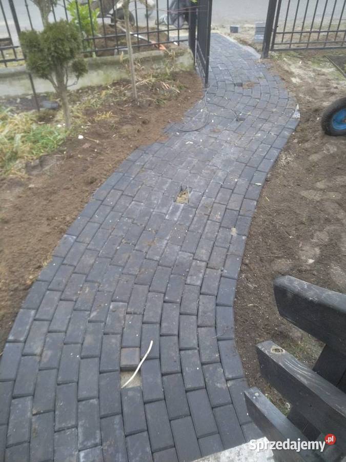 Układanie kostki brukowej Usługi koparką Żory usługi budowlane