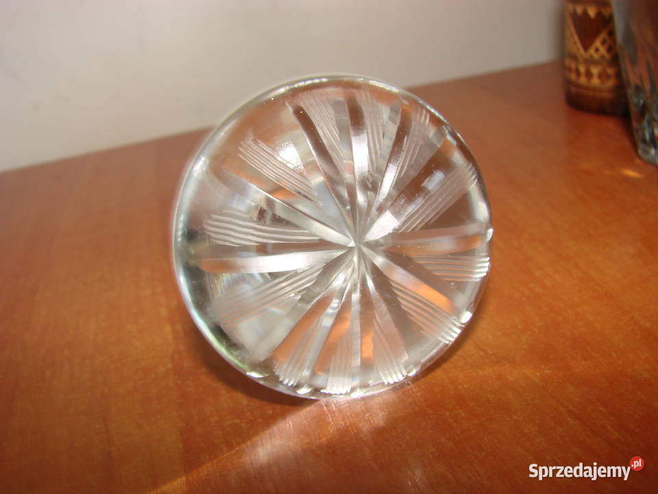 szklany korek karafki Pruszcz Gdański