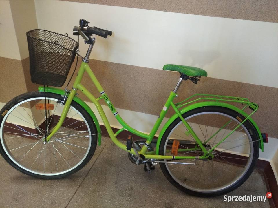 Rower damka 26 z koszykiem