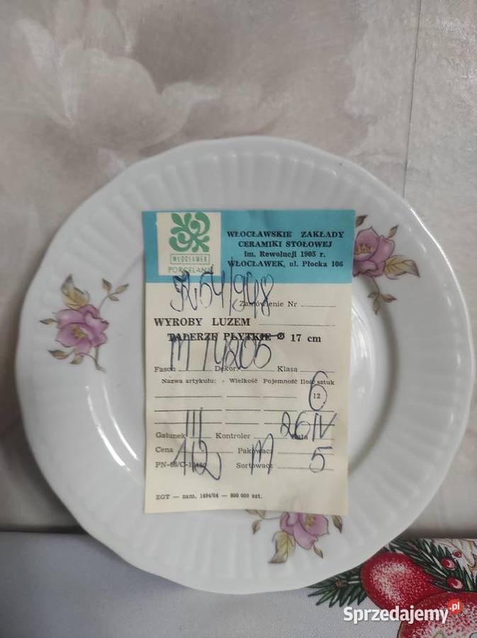 TTalerze deserowe Nowe porcelana Włocławek 612 podlaskie Białystok