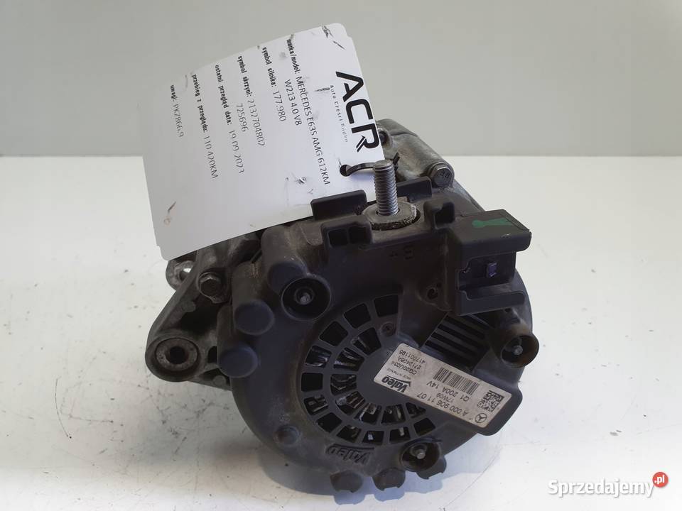 ALTERNATOR Mercedes W213 E63S AMG 40 V8 valeo Rudka