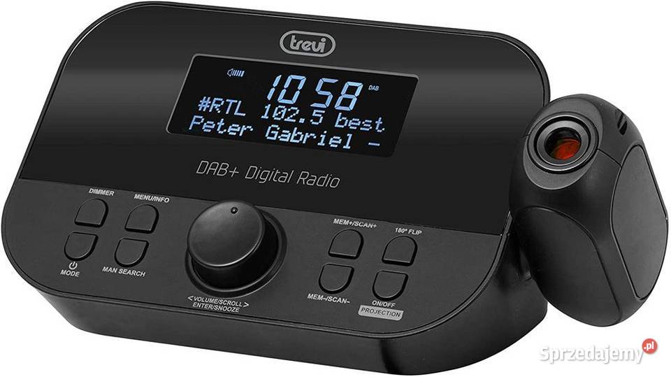Trevi RC 85D8 DAB Elektroniczny budzik radiowy z Pozostałe