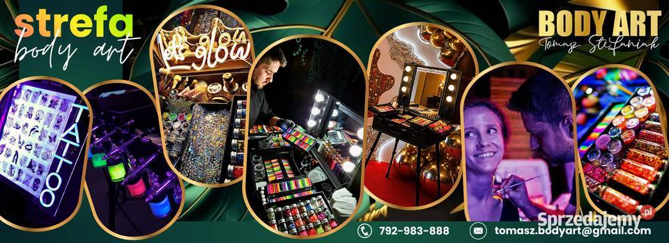 BODY ART face painting body painting UV Warszawa