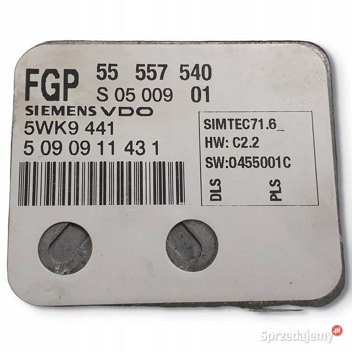 STEROWNIK SILNIKA Opel Vectra C 18 16V komputer Chełm