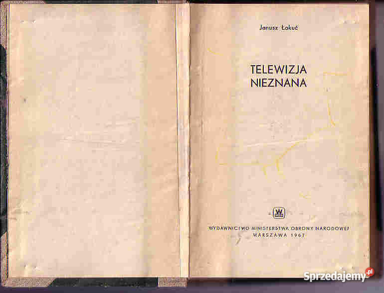 3952 TELEWIZJA NIEZNANA JANUSZ ŁOKUĆ Książki naukowe i popularnonaukowe Czyrna