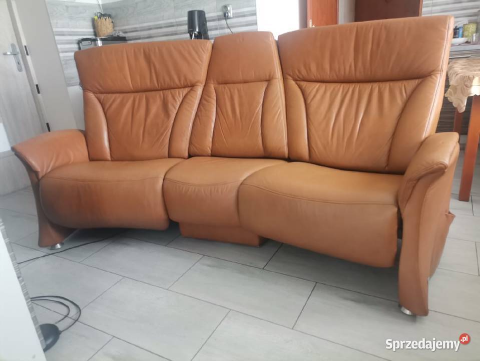 Skórzana kanapa sofa Himolla barek Skóra skóra naturalna Sofy i kanapy Gorzów Wielkopolski sprzedam