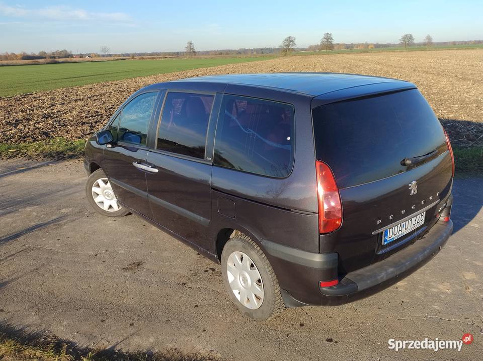 Peugeot 807 1 właściciel z polskiego salonu 381000km 807 Roszkowice