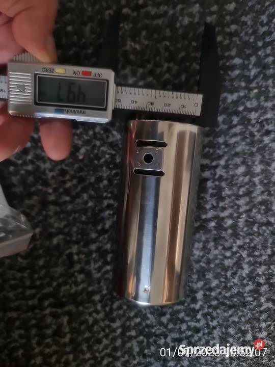 Nakładka niklowana końcówka wydechu 50 mm Chełmża