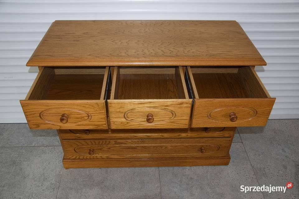 komoda dębowa z szufladami nowa Olsztyn