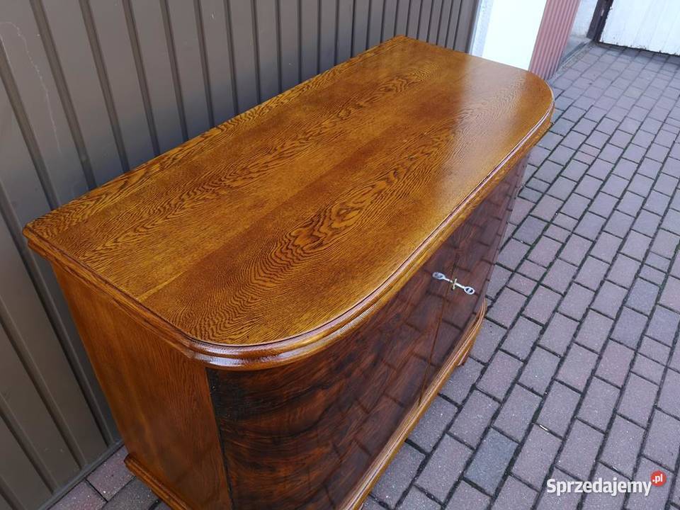 Komoda ARTDECO OrzechDąb Zgrabna Stara Antyk