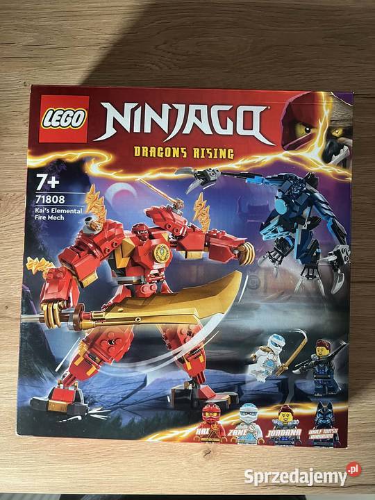 LEGO 71808 Ninjago Mech żywiołu ognia Kaia nowy Klocki śląskie Zabrze sprzedam