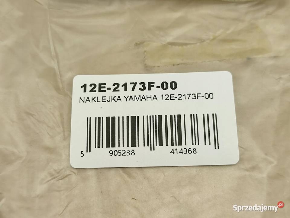 NAKLEJKA NA ZADUPEK PRAWA YAMAHA XS400 1982