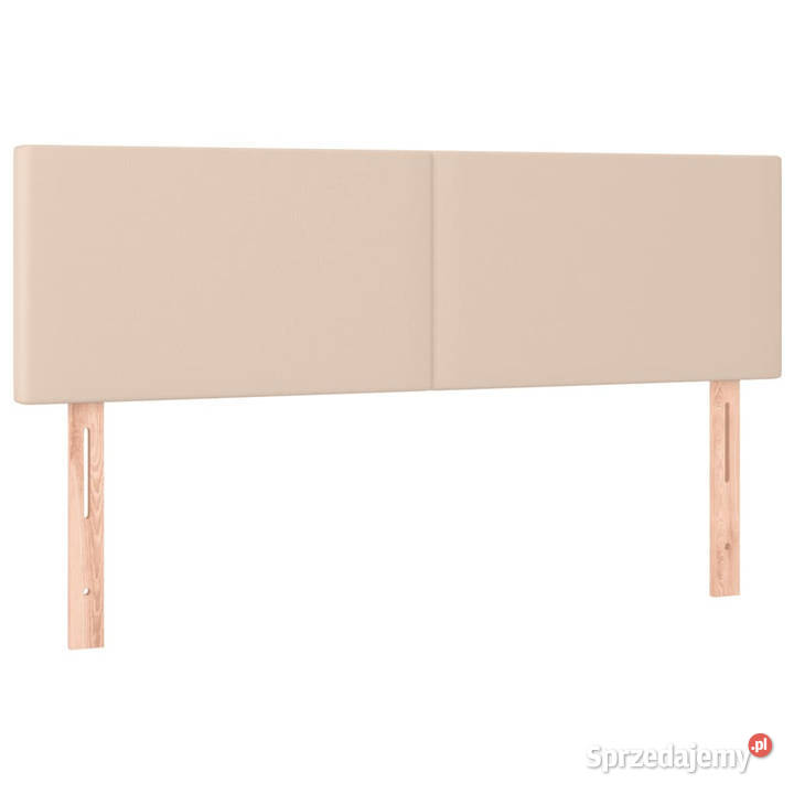 Łóżko kontynentalne materac i LED cappuccino 144cm Warszawa