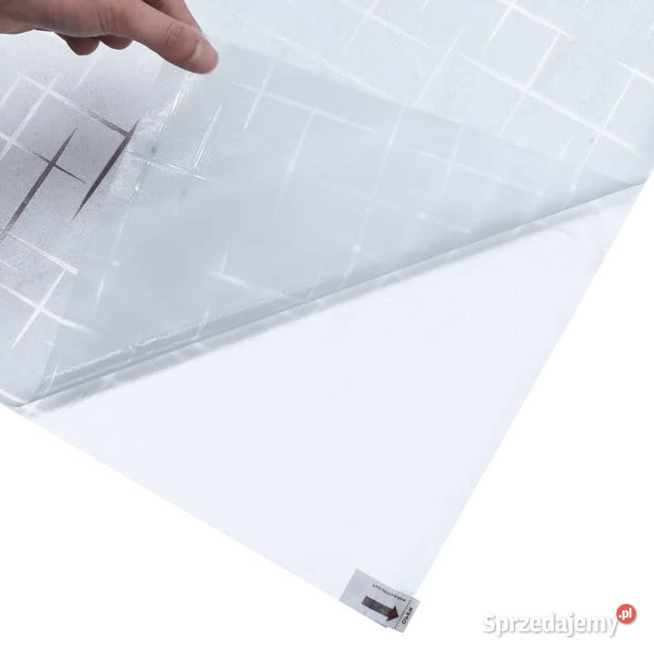 Folia okienna matowa wzór w gwiazdy 90x500 PVC Warszawa