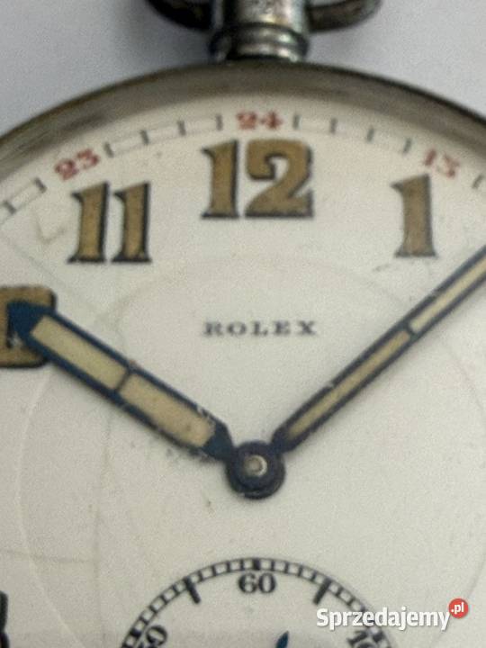 Zabytkowy zegarek kieszonkowy Rolex styl wielkopolskie Wagowo