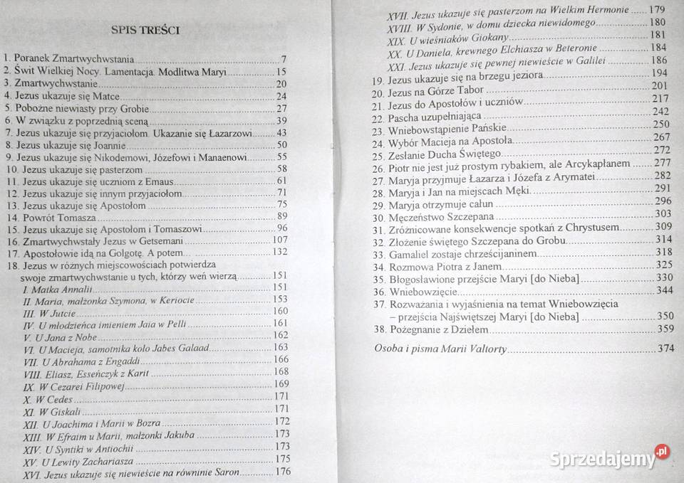 Poemat BogaCzłowieka Księga 7 Maria Valtorta Chełm